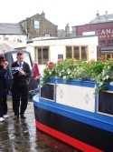 Narrowboat planters